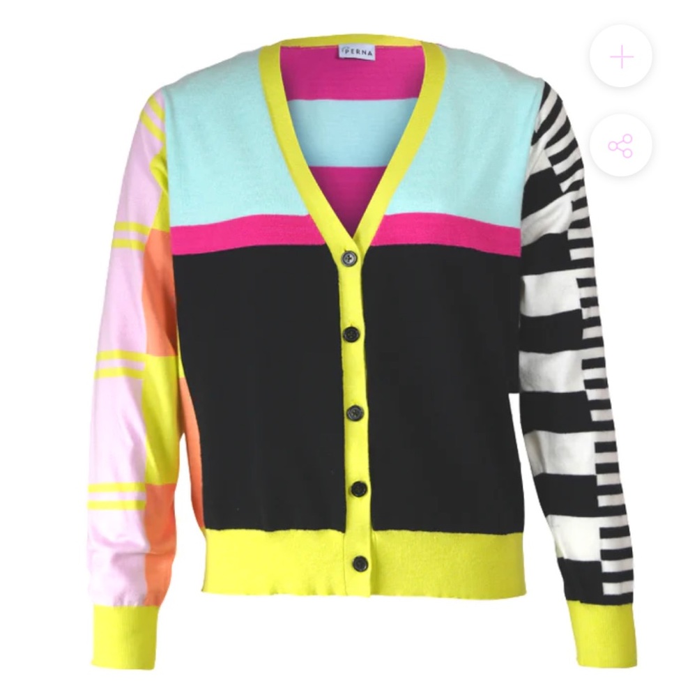 The house of Perna Kristin Striped Sweater. Size XS. New condition.